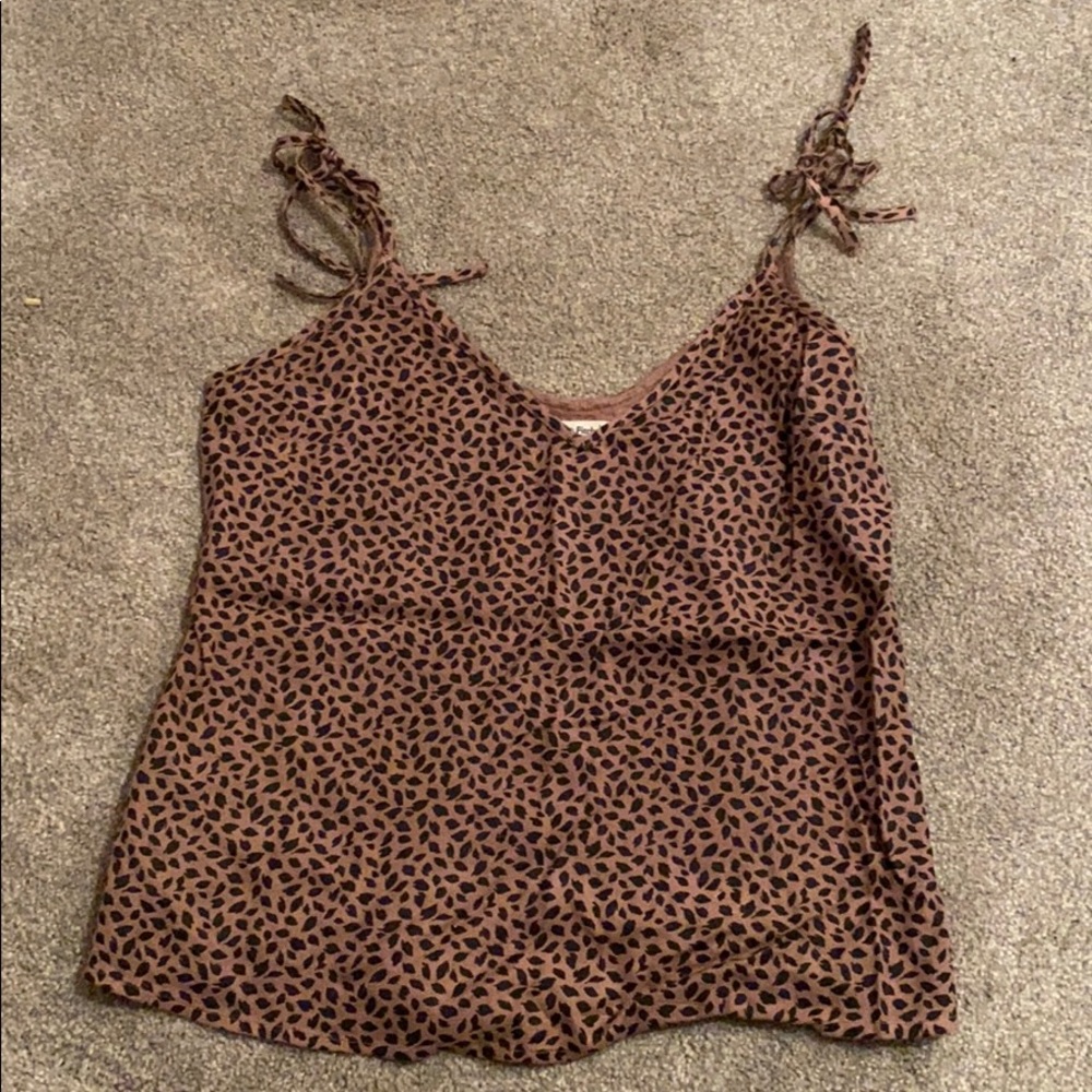 Abercrombie leopard print tank